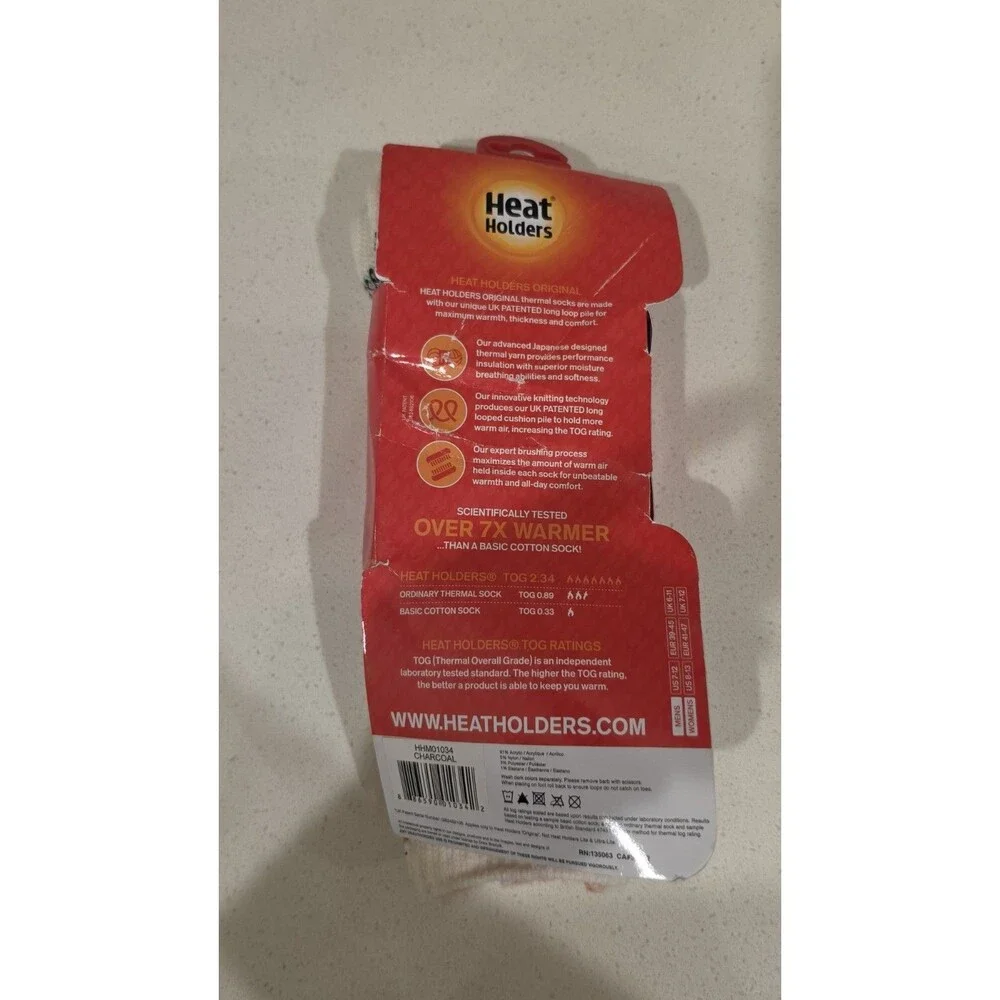 Heat Holders Thermal Socks 7x Warmer Original Soft Mens 7-12